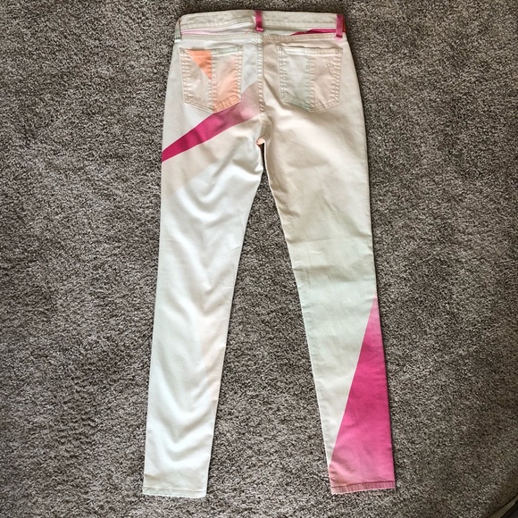 Rag & Bone Goetz Print Legging In Pink - Picture 4 of 5